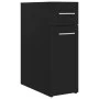 Armario de boticario madera contrachapada negro 20x45,5x60 cm de vidaXL, Taquillas y armarios de almacenamiento - Ref: Foro24...