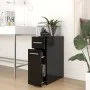 Armario de boticario madera contrachapada negro 20x45,5x60 cm de vidaXL, Taquillas y armarios de almacenamiento - Ref: Foro24...