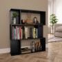 Estantería/divisor madera contrachapada negro 80x24x96 cm en Librerías y estanterías | Comprar online en Foru.es