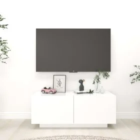 Mueble para TV madera contrachapada blanco 100x35x40 cm de vidaXL, Muebles TV - Ref: Foro24-804436, Precio: 61,47 €, Descuent...