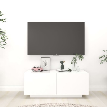 Mueble para TV madera contrachapada blanco 100x35x40 cm de vidaXL, Muebles TV - Ref: Foro24-804436, Precio: 62,57 €, Descuent...