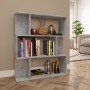 Estantería madera contrachapada gris hormigón 80x24x96cm en Librerías y estanterías | Comprar online en Foru.es