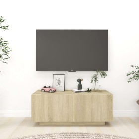 Mueble para TV madera contrachapada color roble 100x35x40 cm de vidaXL, Muebles TV - Ref: Foro24-804439, Precio: 52,56 €, Des...