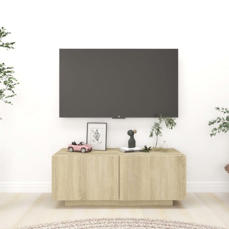Mueble para TV madera contrachapada color roble 100x35x40 cm de vidaXL, Muebles TV - Ref: Foro24-804439, Precio: 52,56 €, Des...
