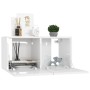 Muebles de salón colgantes blanco brillo 60x30x30 cm de vidaXL, Muebles TV - Ref: Foro24-804526, Precio: 40,06 €, Descuento: %