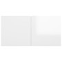 Muebles de salón colgantes blanco brillo 60x30x30 cm de vidaXL, Muebles TV - Ref: Foro24-804526, Precio: 40,06 €, Descuento: %