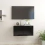 Mueble de TV colgante negro 60x30x30 cm de vidaXL, Muebles TV - Ref: Foro24-804511, Precio: 37,67 €, Descuento: %