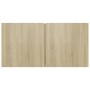 Muebles de salón colgantes 2 uds roble Sonoma 60x30x30 cm de vidaXL, Muebles TV - Ref: Foro24-804518, Precio: 67,40 €, Descue...