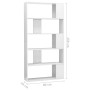 Estantería/divisor de espacios blanco brillante 80x24x159 cm en Librerías y estanterías | Comprar online en Foru.es