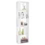 Estantería/divisor madera contrachapada blanco 45x24x159 cm en Librerías y estanterías | Comprar online en Foru.es