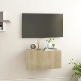 Mueble de salón colgante roble Sonoma 60x30x30 cm de vidaXL, Muebles TV - Ref: Foro24-804517, Precio: 34,57 €, Descuento: %