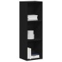 Estantería libros/mueble TV contrachapada negro 36x30x114 cm en Librerías y estanterías | Comprar online en Foru.es
