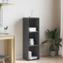 Estantería libros madera contrachapada gris brillo 36x30x114cm en Librerías y estanterías | Comprar online en Foru.es