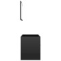 Set muebles de baño 2 piezas madera de ingeniería negro brillo de vidaXL, Muebles de baño - Ref: Foro24-804789, Precio: 51,58...