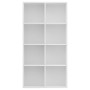 Estantería/Aparador madera contrachapada blanco 66x30x130 cm en Librerías y estanterías | Comprar online en Foru.es