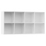 Estantería/Aparador madera contrachapada blanco 66x30x130 cm en Librerías y estanterías | Comprar online en Foru.es