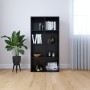 Estantería/Aparador madera contrachapada negro 66x30x130 cm en Librerías y estanterías | Comprar online en Foru.es
