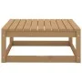 Taburetes de jardín con cojines 2 uds madera pino marrón miel de vidaXL, Sofás modulares de exterior - Ref: Foro24-805743, Pr...