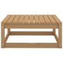Taburetes de jardín con cojines 2 uds madera pino marrón miel de vidaXL, Sofás modulares de exterior - Ref: Foro24-805743, Pr...