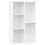 Estantería/Aparador madera contrachapada blanco 50x25x80 cm en Librerías y estanterías | Comprar online en Foru.es