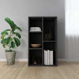 Estantería/Aparador madera contrachapada negro 50x25x80 cm en Librerías y estanterías | Comprar online en Foru.es