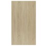 Estantería/Aparador madera contrachapada color roble 50x25x80cm en Librerías y estanterías | Comprar online en Foru.es