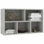 Estantería/Aparador madera contrachapada gris 50x25x80 cm en Librerías y estanterías | Comprar online en Foru.es