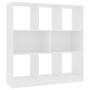 Estantería librería madera contrachapada blanco 97,5x29,5x100cm en Librerías y estanterías | Comprar online en Foru.es