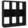 Estantería librería madera contrachapada negro 97,5x29,5x100cm en Librerías y estanterías | Comprar online en Foru.es