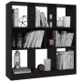 Estantería librería madera contrachapada negro 97,5x29,5x100cm en Librerías y estanterías | Comprar online en Foru.es