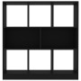 Estantería librería madera contrachapada negro 97,5x29,5x100cm en Librerías y estanterías | Comprar online en Foru.es