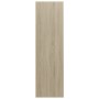 Estantería madera contrachapada color roble 97,5x29,5x100 cm en Librerías y estanterías | Comprar online en Foru.es