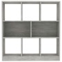Estantería librería contrachapada gris hormigón 97,5x29,5x100cm en Librerías y estanterías | Comprar online en Foru.es