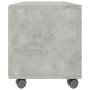 Mueble de TV con ruedas contrachapada gris hormigón 90x35x35 cm en Muebles TV | Comprar online en Foru.es
