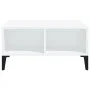 Mesa de centro madera contrachapada blanca 60x60x30 cm de vidaXL, Mesas de centro - Ref: Foro24-805986, Precio: 50,41 €, Desc...