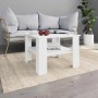 Mesa de centro madera contrachapada blanco 60x60x42 cm en Mesas de centro | Comprar online en Foru.es