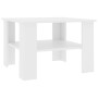 Mesa de centro madera contrachapada blanco 60x60x42 cm en Mesas de centro | Comprar online en Foru.es