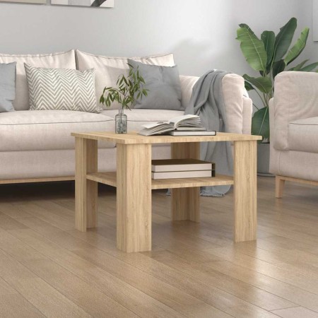 Mesa de centro madera contrachapada roble Sonoma 60x60x42 cm en Mesas de centro | Comprar online en Foru.es