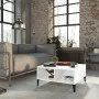 Glossy white plywood coffee table 60x60x30 cm by vidaXL, Coffee table - Ref: Foro24-805992, Price: 41,39 €, Discount: %