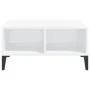 Glossy white plywood coffee table 60x60x30 cm by vidaXL, Coffee table - Ref: Foro24-805992, Price: 41,39 €, Discount: %