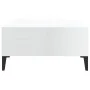 Glossy white plywood coffee table 60x60x30 cm by vidaXL, Coffee table - Ref: Foro24-805992, Price: 41,39 €, Discount: %