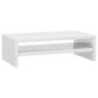 Soporte para pantalla contrachapada blanco brillante 42x24x13cm en Muebles TV | Comprar online en Foru.es