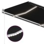 Toldo manual retráctil con luz LED gris antracita 3x2,5 m en Toldos | Comprar online en Foru.es