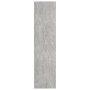 Armario de madera contrachapada gris hormigón 100x50x200 cm en Armarios roperos | Comprar online en Foru.es