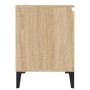 Mueble de TV con patas metal color roble Sonoma 103,5x35x50 cm de vidaXL, Muebles TV - Ref: Foro24-805971, Precio: 81,05 €, D...