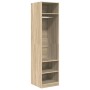 Armario de madera contrachapada color roble 50x50x200 cm en Armarios roperos | Comprar online en Foru.es