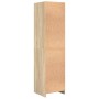 Armario de madera contrachapada color roble 50x50x200 cm en Armarios roperos | Comprar online en Foru.es