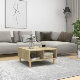 Mesa de centro madera contrachapada roble Sonoma 60x60x30 cm de vidaXL, Mesas de centro - Ref: Foro24-805980, Precio: 44,50 €...