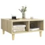Sonoma oak plywood coffee table 60x60x30 cm by vidaXL, Coffee table - Ref: Foro24-805980, Price: 44,50 €, Discount: %