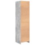 Armario de madera contrachapada gris hormigón 50x50x200 cm en Armarios roperos | Comprar online en Foru.es